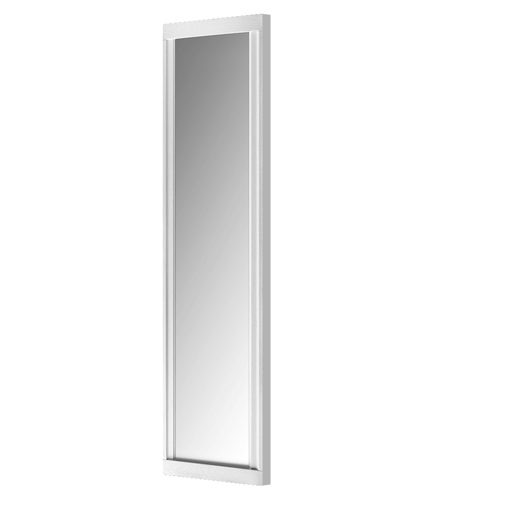 Кухонный шкаф 1-дверный 960х300х315мм Белый витрина